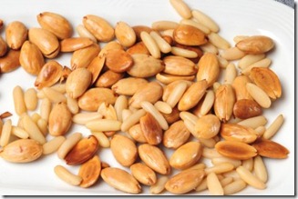 Roasted Almond and Pine Nuts