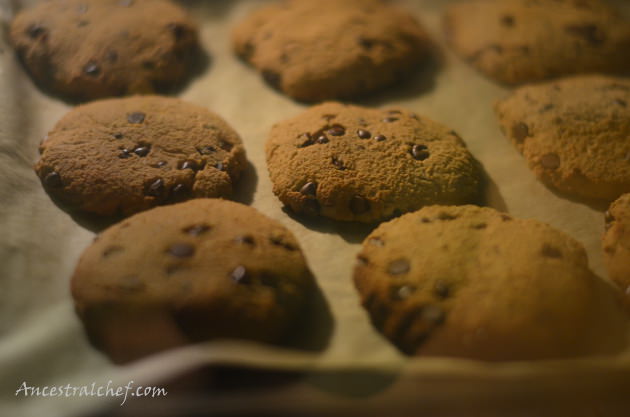 Paleo Cookies in Oven