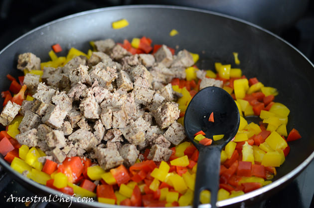 Paleo Bell Peppers and Burgers