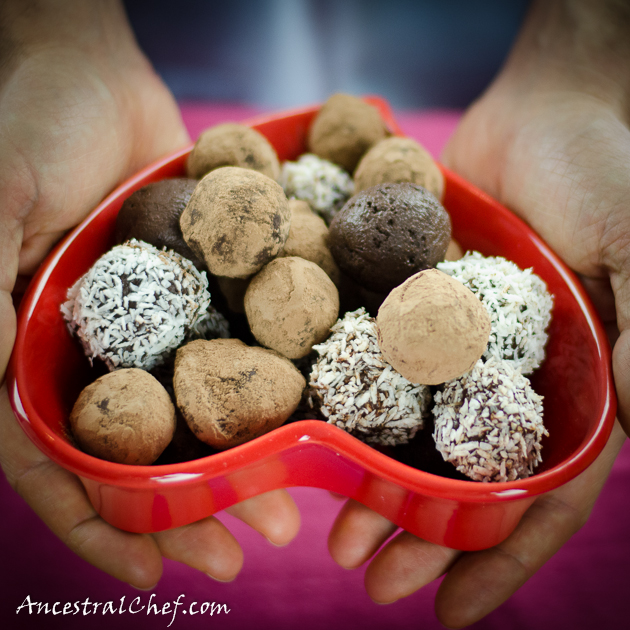 Paleo Chocolate Truffles from Ancestral Chef