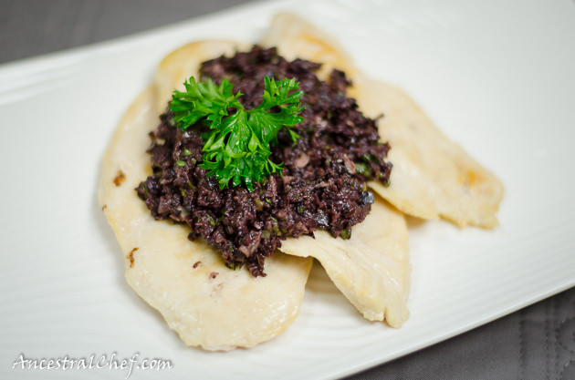 Paleo Chicken Breast with Olive Tapenade