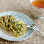 paleo kale and chives egg muffins - full recipe here: https://paleoflourish.com/paleo-kale-and-chives-egg-muffins/