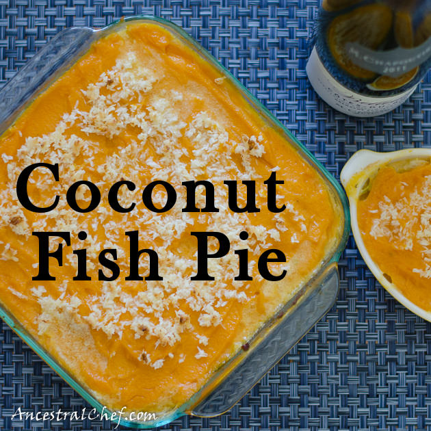 Paleo Coconut Fish Pie #paleo #recipe https://paleoflourish.com/coconut-fish-pie-recipe/