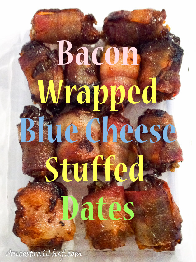 Bacon Wrapped Blue Cheese-Stuffed Dates