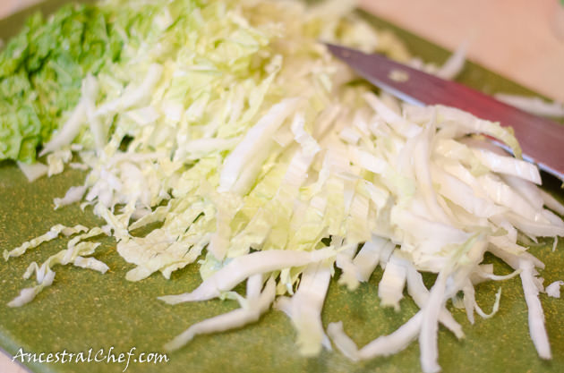 Paleo napa cabbage