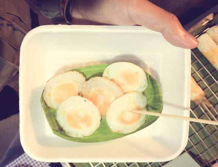 Fried Quail Eggs - Thailand Street Food