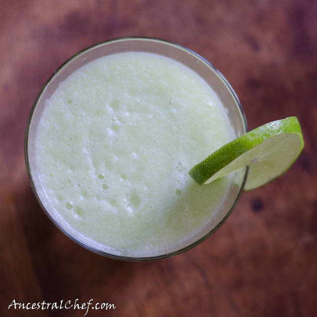 paleo celery cucumber lime smoothie