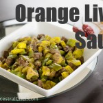 Orange Liver Saute