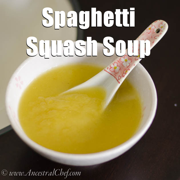 paleo spaghetti squash soup recipe