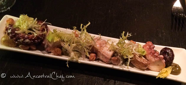 char-grilled octopus gordon ramsay at the london west hollywood los angeles california restaurant paleo