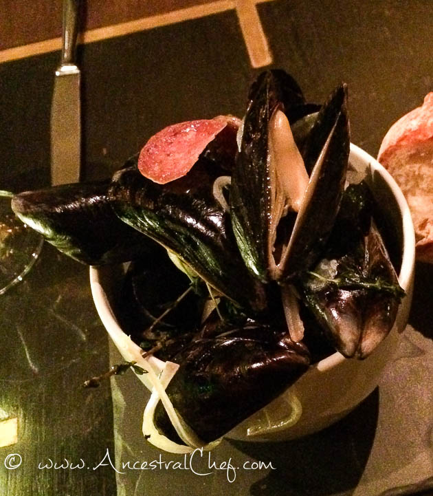 steamed mussels side gordon ramsay los angeles restaurant paleo