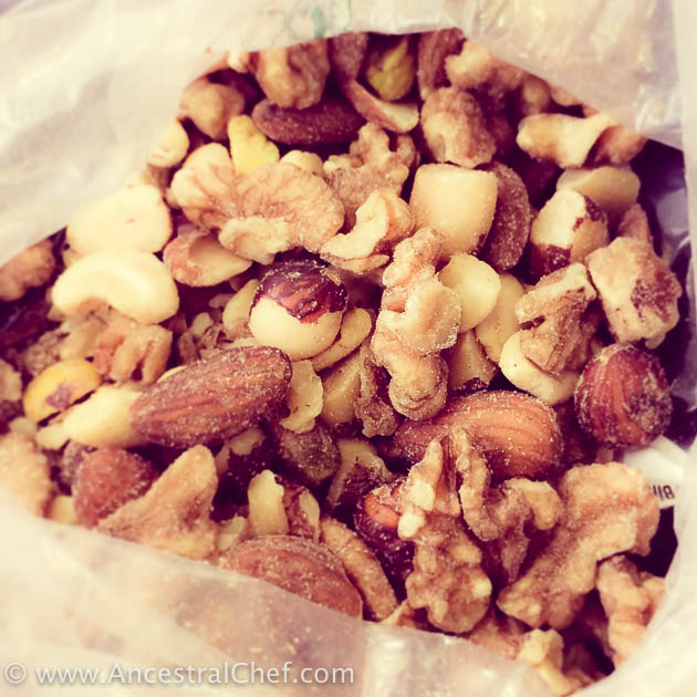sprouted nuts paleo traveling snack