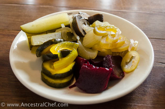 Pickled vegetables at olympic provisions, portland, oregon paleo restaurant