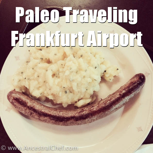 paleo traveling frankfurt germany airport