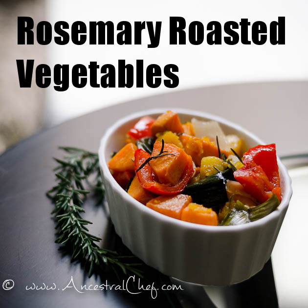 paleo rosemary roasted vegetables