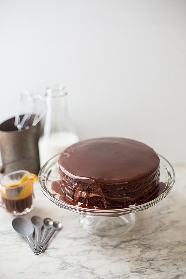 slim palate Salted Caramel Drenched Coffee Double Chocolate Cake