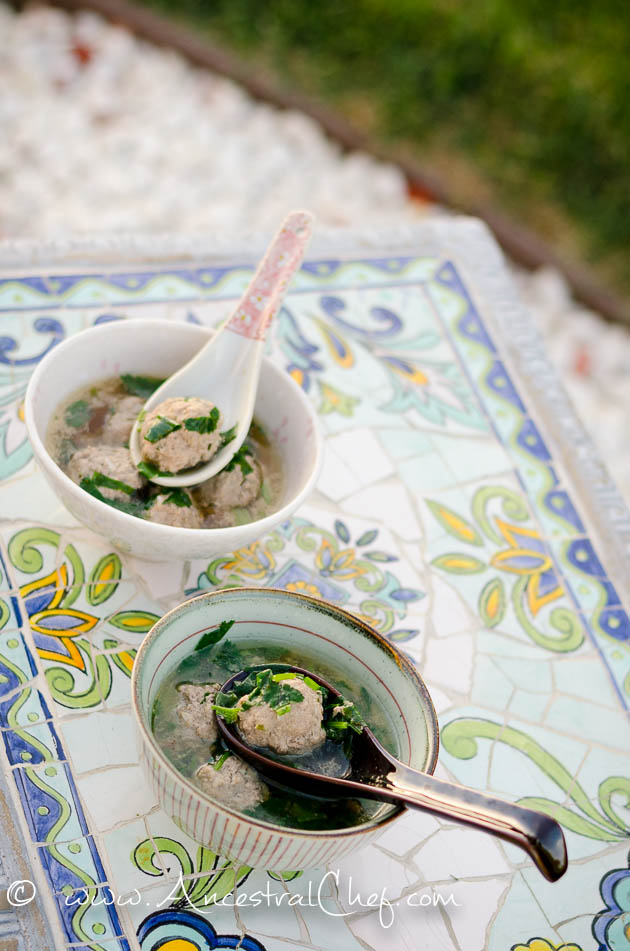 paleo chinese meatball soup recipe