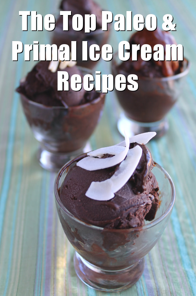 The Top Paleo and Primal Ice Cream Recipes - get the full list and downloadable pdf here https://paleoflourish.com/the-top-paleo-ice-cream-recipes