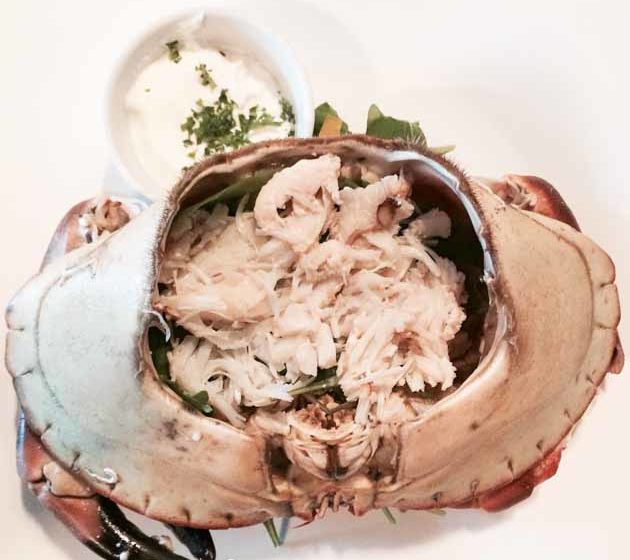 crab salad restaurant at the rosedale, portree, scotland, paleo restaurant review