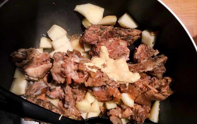 paleo apple mustard pork belly recipe