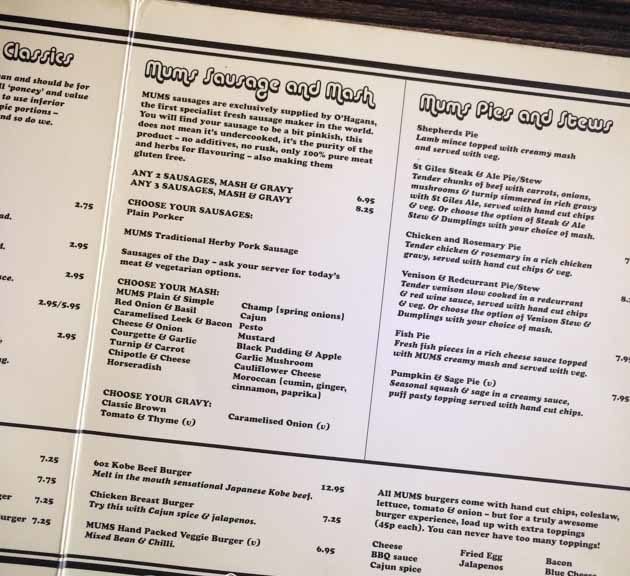 mums edinburgh scotland uk paleo restaurant menu
