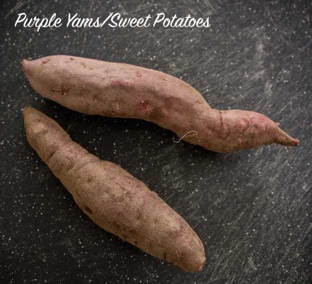 Mga uri ng kamote - stokes purple sweet potatoes yams