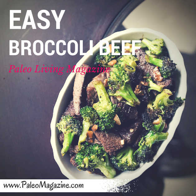 Easy Paleo broccoli beef recipe