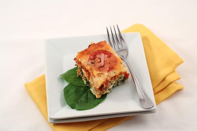 Spinach Feta Pizza Squares from Health Starts in the Kitchen