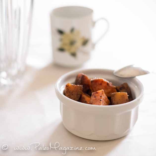 Cinnamon Ghee Roasted Sweet Potatoes and Butternut Squash Recipe (No added sugar)