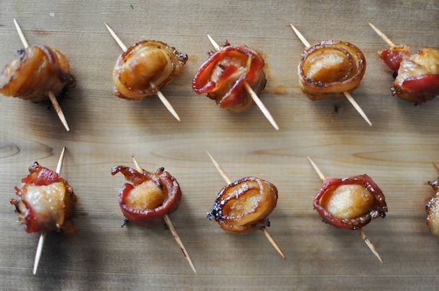 Paleo Bacon Wrapped Water Chestnuts from Fed & Fit