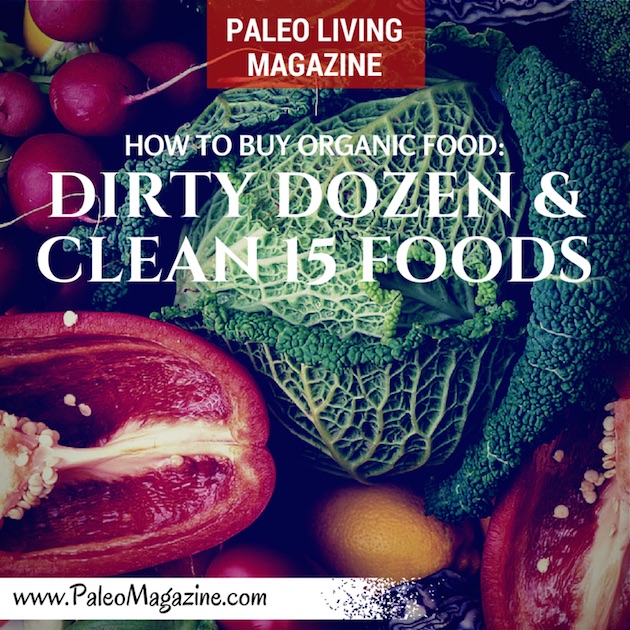 dirty dozen clean 15 organic foods