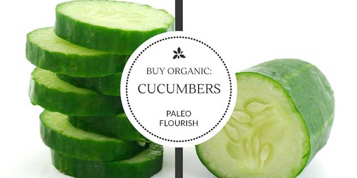 dirty dozen organic food cucumbers