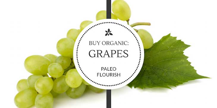 dirty dozen organic food grapes