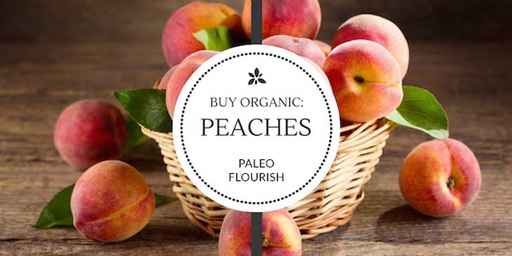 dirty dozen organic food peaches