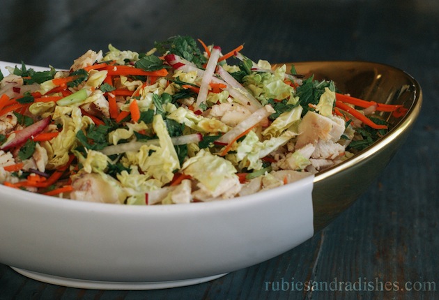 Chinese Chicken Salad from Rubies and Radishes