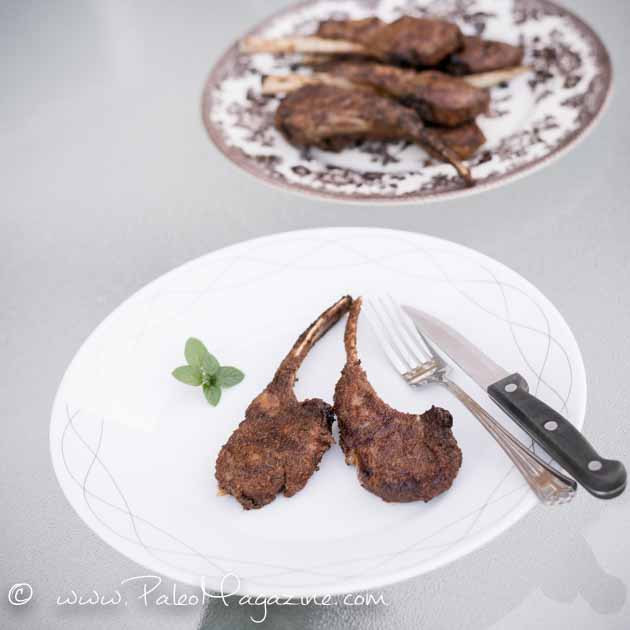 Paleo Grilled Cumin Crusted Lamb Chops from Ancestral Chef