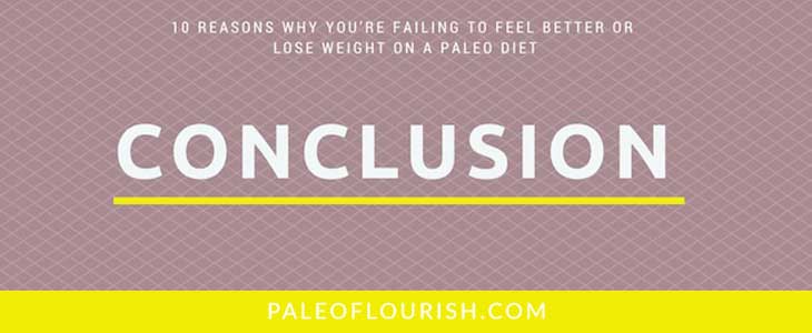 conclusion lose weight paleo