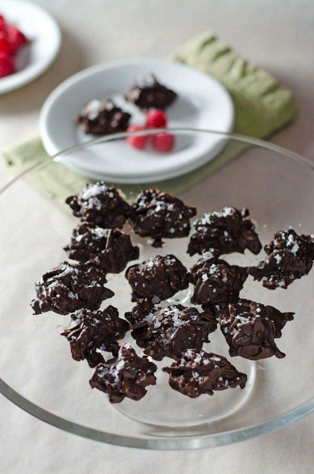 Chocolate Almond Haystacks from Cook Eat Paleo