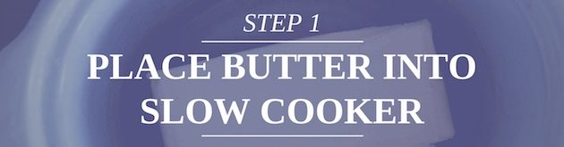 step 1 - how to make ghee clarified butter in slow cooker crockpot