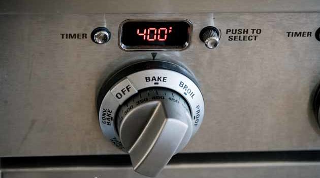 oven temperature 400F