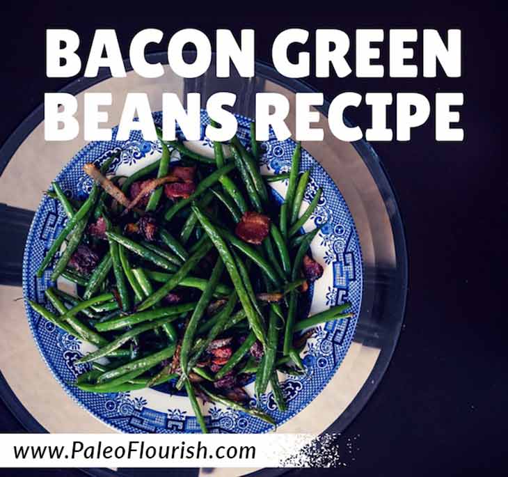 BACON GREEN BEANS stirfry recipe - full recipe here: https://paleoflourish.com/bacon-green-beans-stirfry-recipe