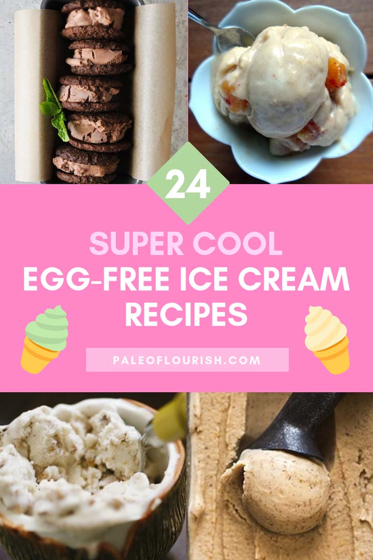 Paleo Egg-Free Ice Cream Recipes - 24 Egg-Free Ice Cream Recipes https://paleoflourish.com/24-egg-free-ice-cream-recipes