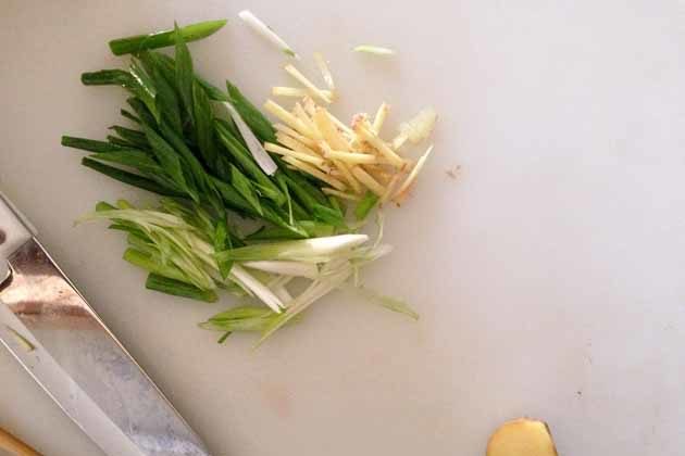 ginger and scallions