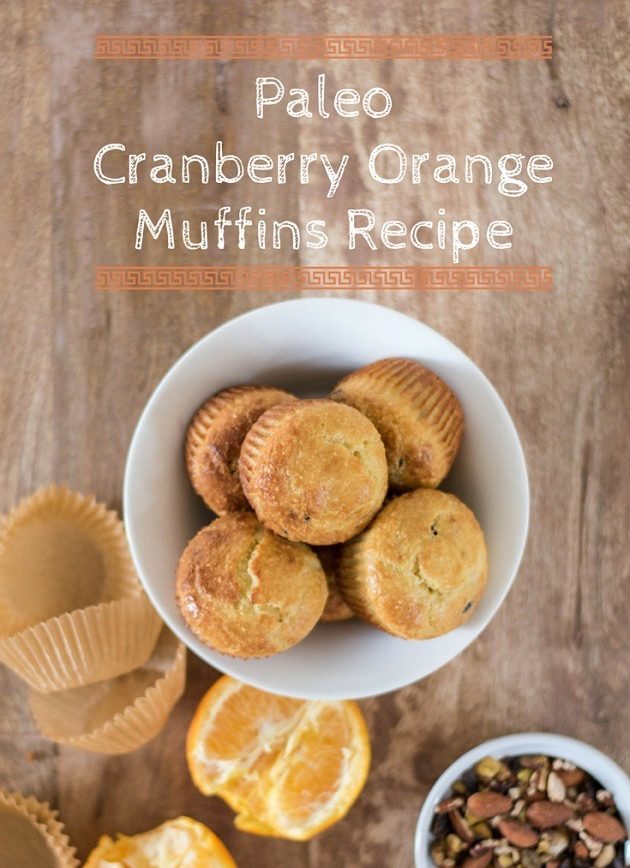 Paleo Cranberry Orange Muffins Recipe #paleo #recipes #gluten-free https://www.paleoflourish.com/paleo-cranberry-orange-muffins-recipe-gf