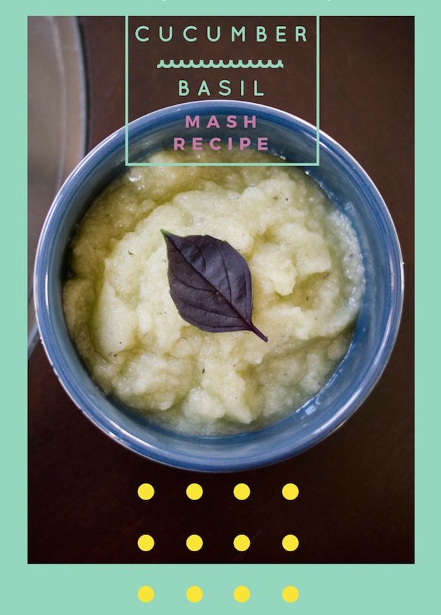 Cucumber Basil Mash Recipe Image