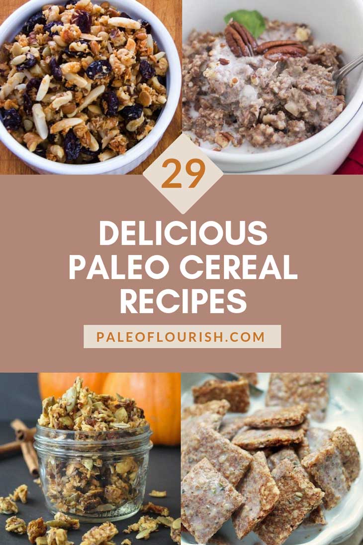 Paleo Cereal Recipes - 29 Delicious Paleo Cereal Recipes https://paleoflourish.com/29-delicious-paleo-cereal-recipes