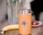 Carrot Apple Banana Smoothie Recipe [AIP, Paleo, Dairy-Free] #paleo #recipes #gluten-free URL https://paleoflourish.com/carrot-apple-banana-smoothie-recipe-aip-paleo