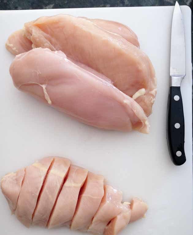 chopped chicken breast