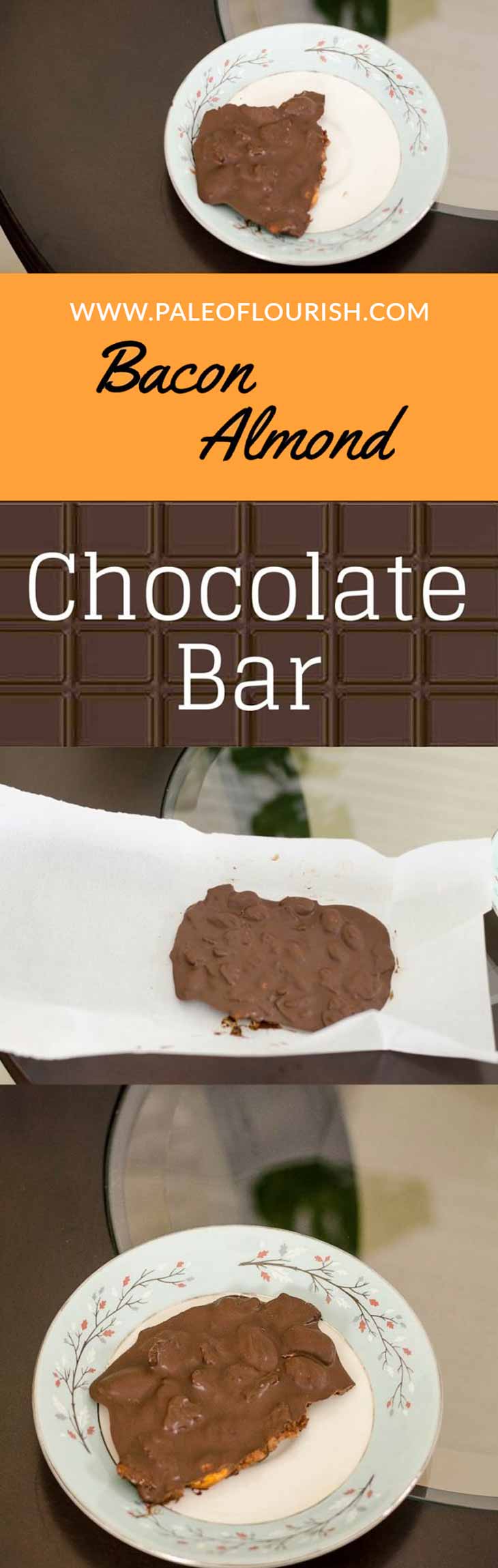 Bacon Almond Chocolate Bar Recipe [Paleo, Gluten-Free, Dairy-Free]