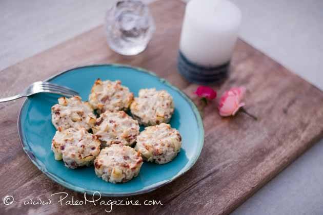 Chicken, Bacon, and Apple Mini Meatloaves Recipe [AIP, Paleo, Dairy-Free] #paleo #recipes #glutenfree https://paleoflourish.com/chicken-bacon-apple-mini-meatloaf-recipe-aip-paleo